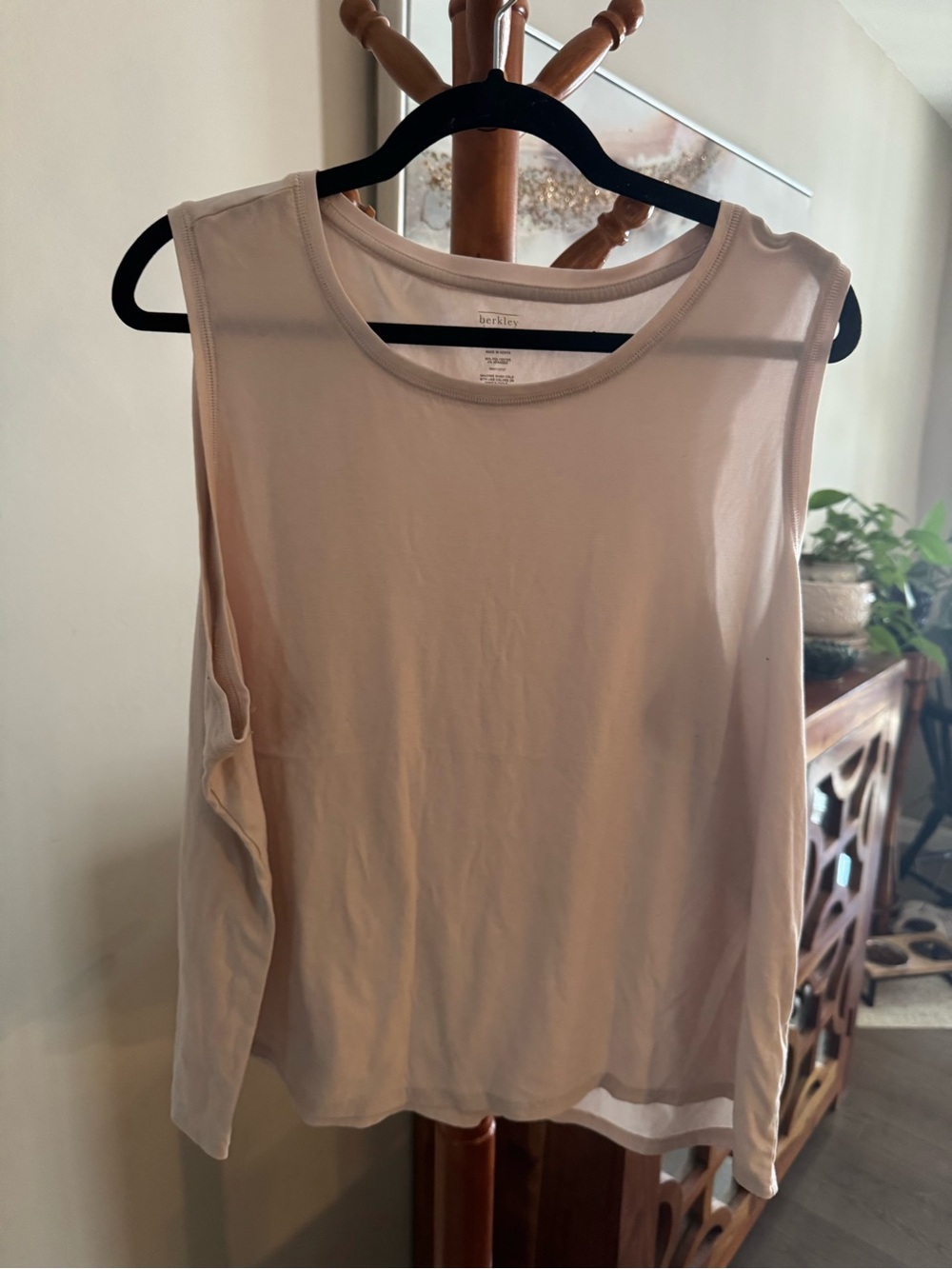 Berkeley Jensen Size XXL Pink Sleeveless Tshirt Tank Top Muscle Tee Super Soft